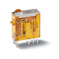 Przekaźnik monostabilny 12V dc Finder Montaż wtykowy