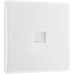 BG 8BTM/1 White Nexus Moulded Single Master Telephone Socket Screw Type