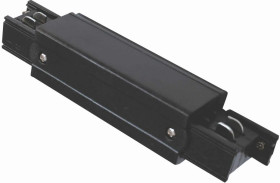 Łącznik szynoprzewodu IP20 3-fazowy czarny TRACK LONG CONNECTOR 4W BLACK GXTR021