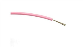 Przewód Jednożyłowy Linkowy, 0,2 Mm, 7/0,2 Mm, 24 Awg, Pvc, 1 Kv Ac, Różowy,...