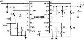1.5A Switching Regulator with High Efficiency Sleep Mode