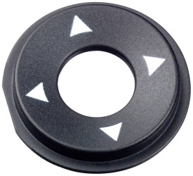 MEC 10ZB09UV13606 Ultranavimec Series Kapturek ochronny okrągły czarny 1 szt.