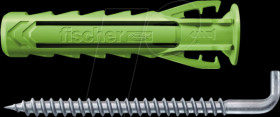 567871 Dübel + Winkelhaken, SX Plus Green 6x30 WH K, 8-teilig