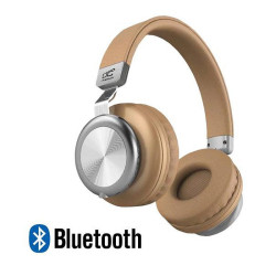Słuchawki bluetooth LTC SYMPHONY Premium Złote nauszne/TF