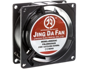 Wentylator 80x80x25mm 230V łożysko ślizgowe TERMINAL 85-810