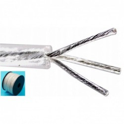 Przewód słuchawkowy posrebrzany silikonowy hi-end