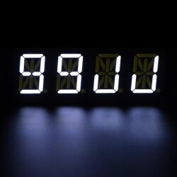 Adafruit 0.54" Quad Alphanumeric FeatherWing Display - White