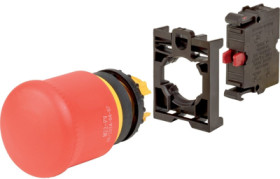 Emergency stop, pull release, mounting Ø  22.5 mm, unlit, 1 Form B (N/C), 110938