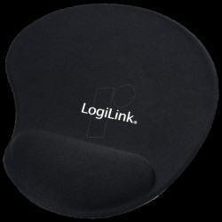 ID0027 Mousepad with GEL Wrist Rest Support, black