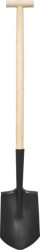 Szpadel ostry drewniany trzonek uchwyt T 15A035