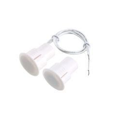 Czujnik otwarcia drzwi okien kontaktron RC-36 okrągły biały