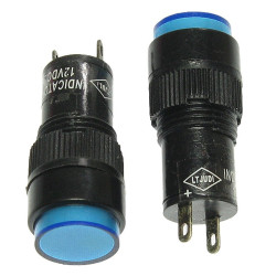 Oprawa z LED mini 12V nieb. QBB 2-0434 kontrolka
