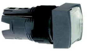 Napęd przycisku kwadr. podśw. biała, O 16, z sam. powr. 12...24V ZB6CW1