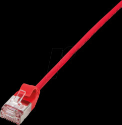 CQ9054S Patch cable, Cat.6a, U/FTP, red, 2 m