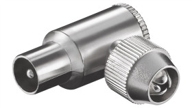 Złącze Koncentryczne Kątowe Z Mocowaniem Gwintowanym