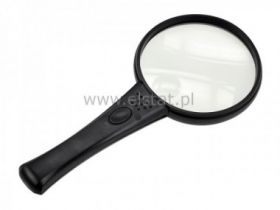 Lupa z podświetleniem LED fi 90mm x4