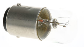 Oświetlenie wskaźnika 12 V 5 W BA15d bezbarwna 35 lm RS PRO rozmiar T16