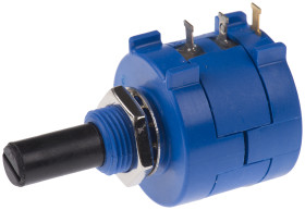 Potencjometr 1kΩ typ Obrotowy Bourns średnica wału 6,35 mm 2W długość wału 20.6mm średnica 22.23mm Montaż panelowy