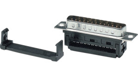 Złącze D-Sub 25-pinowe Wtyk Proste Kabel raster 2.84mm