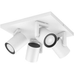 Philips 929003808201 Hue Ceiling Spot Argenta GU10 16.8W RGBW 16M Colours