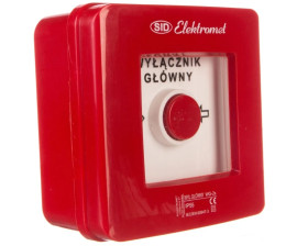 Wyłącznik alarmowy 2Z 12A /WYŁĄCZNIK GŁÓWNY/ IP55 WG-2s 921441