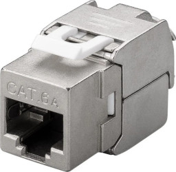 CAT 6A gniazdo Keystone RJ45 , STP, 500 MHz, slim-line