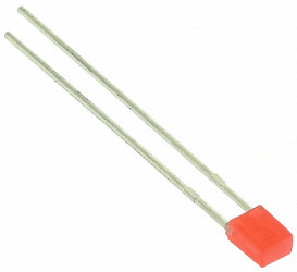 LED, THT, czerwona, 2-Pin, 2,5 V, 100°, Kingbright