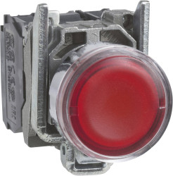 Schneider Electric XB4BW34M5 XB4BW34M5 Przycisk podświetlany 600 V 6 A chwilowy (D x S x W) 57 x 30 x 47 mm IP66, IP67,