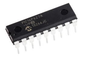 Mikrokontroler Microchip PIC16F PDIP 18-pinowy Otwór przezierny PIC 128 B, 1024 x 14 słów 8bit CAN: 20MHz RAM:224 B