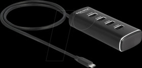 64233 USB 3.1 4-Port Hub, USB-C to 4x A, 60 cm