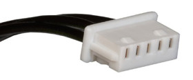 Kabel przewód-płytka, PicoBlade, 125 V, 1 A, raster: 1.25mm, 100mm, Cyna, Czarny