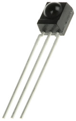 Odbiornik IR TSOP4138, 950nm, 38kHz, zasięg 45m, Vishay