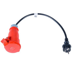 Adapter CEE 7/7 na 5pin 16A Akyga AK-SC-E06