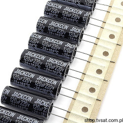 LPS121M220V1230TB5-12K 120uF 220V -25+125C THT JACKCON 1600