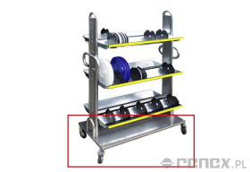Stalowa podstawa z kółkami do wózka z serii CHARIOTTE- 600x760 mm