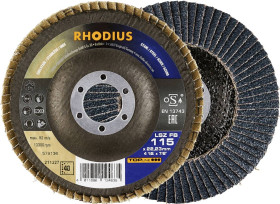 Rhodius 211327 Tarcza lamelkowa Średnica 115 mm Średnica otworu 22.23 mm Wielkość ziarna 40 stal nierdzewna, stal 1 szt.