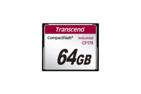 Karta pamięci flash CompactFlash, 64 GB, Transcend Tak CF170 MLC -25 → +85°C