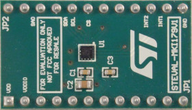 Zestaw rozwojowy czujników, Płyta adaptera, LIS2DW12 DIL24 Socket, Czujnik akcelerometryczny