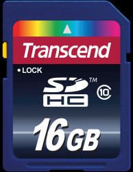 TS16GSDHC10 SDHC-Card 16GB, Transcend Class 10 (Premium)