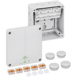Spelsberg 49080601 Joint Box IP65 110x110x67mm 5-pin 24A capacity