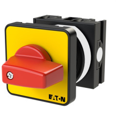 Load-break switch, rotary actuator, 2 pole, 20 A, (W x H x D) 75 x 65 x 65 mm, flush mounting, 009046