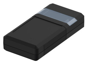 Bopla BOS 800-9005 (34800000) - obudowa ręczna z pojemnikiem na baterie (4 x 1,5V) i panoramicznym otworowaniem na wyświetlacz (