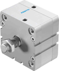 Siłownik kompaktowy skok: 10mm Festo Ø 80mm dwustronnego działania Action ADN-80-10-A-PPS-A