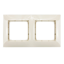 Ramka podwójna kremowa DR2/41 Kontakt Simon54