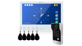 Zestaw Wideodomofonowy Z Monitorem 10Cali @Smart M10t-W-Wifi/Bckn-2+ 5Xbrelok...