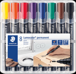352 WP8 Permanent marker, 2 mm, 8 colours