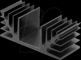 SK 08/75/SA Heat sink, 75 mm, aluminum, 1.8 K/W.