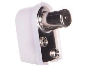 Wtyczka antenowa kątowa TV IEC 11502 /10szt./