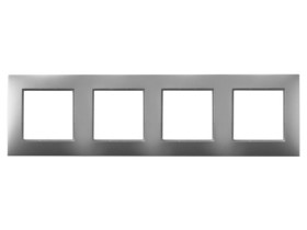 ARIA Ramka 4 poczwórna srebro R-4U/18 OSPEL