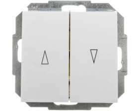 Sentia Łącznik żaluzjowy 2-biegunowy 10A biały 1416-10